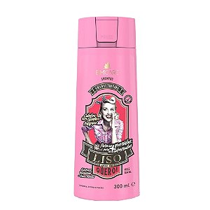 BARROMINAS Shampoo Liso Que Te Quero! 300ml - Cabelos Lisos, Volumosos e Ressecados