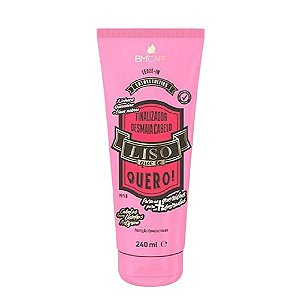 BARROMINAS Leave-in Finalizador Desmaia Cabelo Liso Que Te Quero! 240ml - Cabelos Lisos, Volumosos, Ressecados, com Frizz