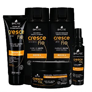 BARROMINAS Kit Cresce Fio - Linha Completa - Queda e Fios Finos