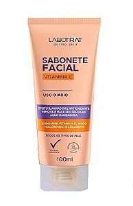 LABOTRAT Sabonete Facial Vitamina C 100ml com Nano Vitamina C, Ácido Hialurônico e Colágeno