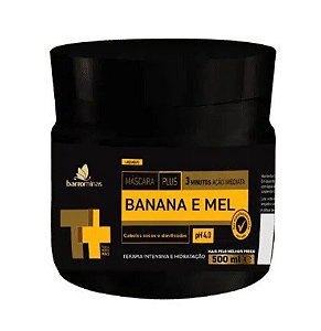 BARROMINAS Banana e Mel para Cabelos Secos e Danificados Máscara 500g