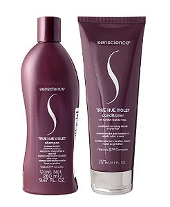SENSCIENCE True Hue Violet Kit Desamarelador Shampoo  280ml + Condicionador 240ml