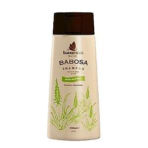 BARROMINAS Shampoo Fortalecedor Babosa 300ml – Previne a Queda de Cabelos Oleosos