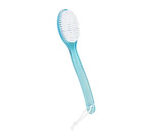 SANTA CLARA Escova de Banho para Costas Oval Azul Importada (513)