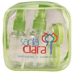 SANTA CLARA Kit para Viagem de Plástico 5 Peças Importado (1404)