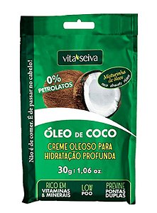 VITA SEIVA Óleo de Coco Creme Oleoso para Hidratação Profunda 30g
