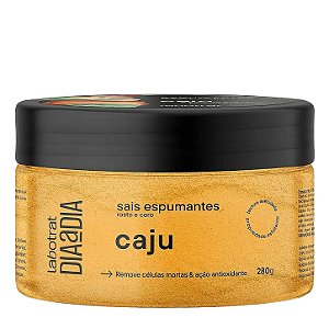 LABOTRAT Sais Espumantes Rosto e Corpo Caju 280g – Esfoliação Suave e Ação Antioxidante