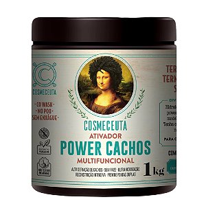 COSMECEUTA Ativador Multifuncional Vegano Power Cachos 1Kg - Cabelos Cacheados e Crespos
