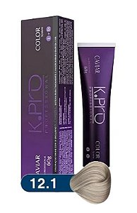 K.PRO Caviar Color Coloração Permanente 12.1 Extra Clareador Cinza Natural 60g