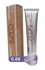 K.PRO Caviar Color Tonalizante 0.89+ Corretor e Intensificador Violeta Soft 60g