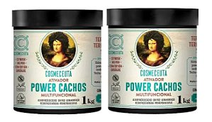 COSMECEUTA Power Cachos Vegano Ativador de Cachos Multifuncional 1Kg 2un