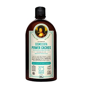 COSMECEUTA Shampoo Vegano Power Cachos 300ml - Cachos Divinos e Perfeitos