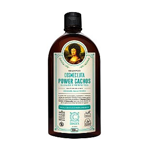 COSMECEUTA Shampoo Vegano Power Cachos 300ml - Cabelos Cacheados e Crespos