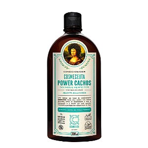 COSMECEUTA Condicionador Vegano Power Cachos 300ml - Cabelos Cacheados e Crespos