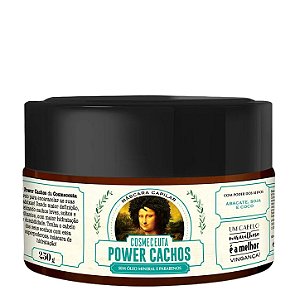 COSMECEUTA Máscara Vegana Power Cachos 250g - Hidratação e Fortalecimento