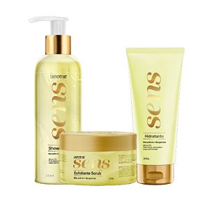 LABOTRAT Sens Macadâmia+Bergamota Kit Ritual de Beleza Esfoliante + Hidratante + Shower Gel