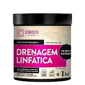 COSMECEUTA Creme de Massagem Profissional Drenagem Linfática 1Kg – escolha a quantidade que precisa