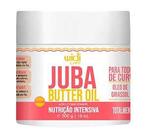 Máscara de Tratamento Intensivo Butter Oil Juba WIDICARE 500g para Cabelos Ondulados, Cacheados ou Crespos