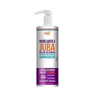 WIDI CARE Geleia Seladora Modelando a JUBA 300g - Cabelos Cacheados, Ondulados e Crespos