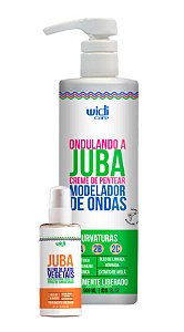 WIDI CARE Kit Ondulando JUBA - Blend de Óleos Vegetais 60g  e Creme para Pentear 500ml - Cabelos Ondulados