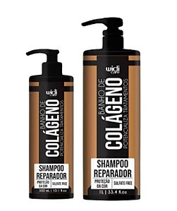 WIDI CARE Shampoo BANHO de COLÁGENO Reparador Proteção da Cor - Cabelos Danificados