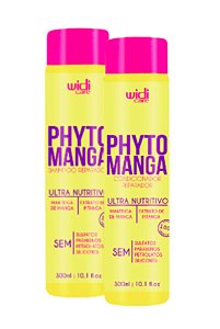 WIDI CARE Kit Nutrição Capilar PHYTOMANGA - Shampoo 300ml e Condicionador 300ml - Cabelos com Química e Coloridos