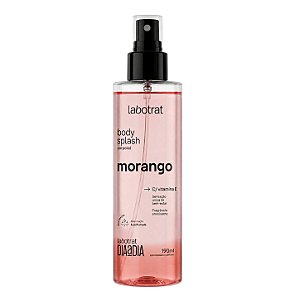 LABOTRAT Body Splash Corporal Morango 190ml - Alta Fixação e Pele Macia e Perfumada