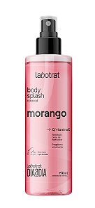 Body Splash Corporal LABOTRAT Morango com Vitamina E 190ml - Pele macia, hidratada e perfumada