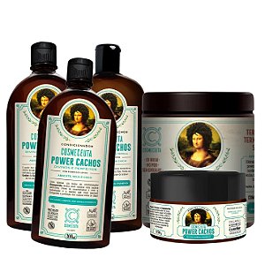 COSMECEUTA POWER CACHOS Vegano para Cabelos Cacheados ou Crespos - Monte o seu tratamento personalizado