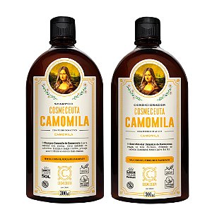 COSMECEUTA Kit Loiros e Mechas Radiantes Vegano Camomila - Shampoo e Condicionador