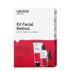 LABOTRAT Kit Facial Retinol - Redução de Rugas e Linhas de Expressão