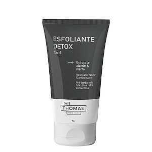 MR THOMAS Men Care Esfoliante Facial Detox 90g – Evita Pelos Encravados e Renova a Pele