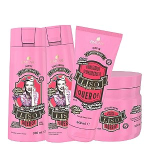 BARROMINAS LISO QUE TE QUERO! para Cabelos Lisos, Volumosos e Ressecados - Escolha o produto