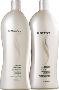SENSCIENCE Volume Kit Cabelos Finos e sem Volume Shampoo + Condicionador 1l