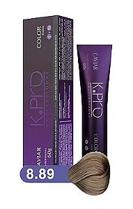 K.PRO Caviar Color Coloração Permanente 8.89 Loiro Claro Bege 60g