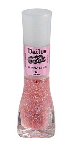 DAILUS Esmalte Vegano Babado e Gliteria Glitter A Mãe Tá On 8ml