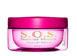 K.PRO Máscara de Proteção Intensa SOS Summer 165g para Cabelos Danificados pelo Sol, Mar, Piscina, Secador ou Prancha
