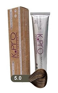 K.PRO Caviar Color Tonalizante 5.0 Castanho Claro Natural 60g