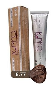 K.PRO Caviar Color Tonalizante 6.77 Loiro Escuro Marrom Plus 60g