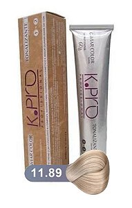 K.PRO Caviar Color Tonalizante 11.89 Toner Loiro Bege 60g