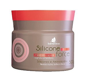 BARROMINAS Silicone Force para Cabelos Fracos e Quebradiços Máscara 500g