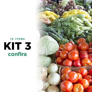 Kit 3 de Legumes - 14 itens