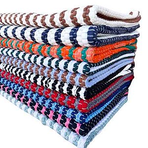 Tapete Artesanal em Malha 50x70 cm – Cores Sortidas