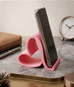 Suporte de coração para celulares