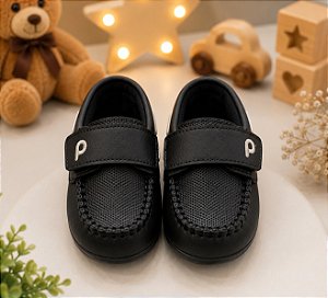 Mocassim Social Pitico Preto