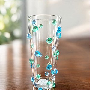 Vaso Decorativo gotas de Vidro