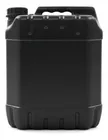 Galão Preto De Água 20l Bombona Plástica Resistente Com Tampa Rosqueável E Alça Para Transporte Prático Ideal Para Armazenamento Seguro