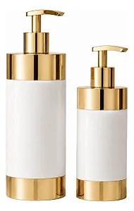 Kit Dispenser De Banheiro Premium 300ml + 500ml 2 Peças
