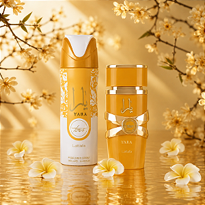 KIT LATTAFA YARA TOUS (AMARELO + BODY SPRAY