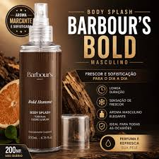 BODY SPLASH BARBOUR'S - Bold Homme (Toranja, Cedro e Musk)